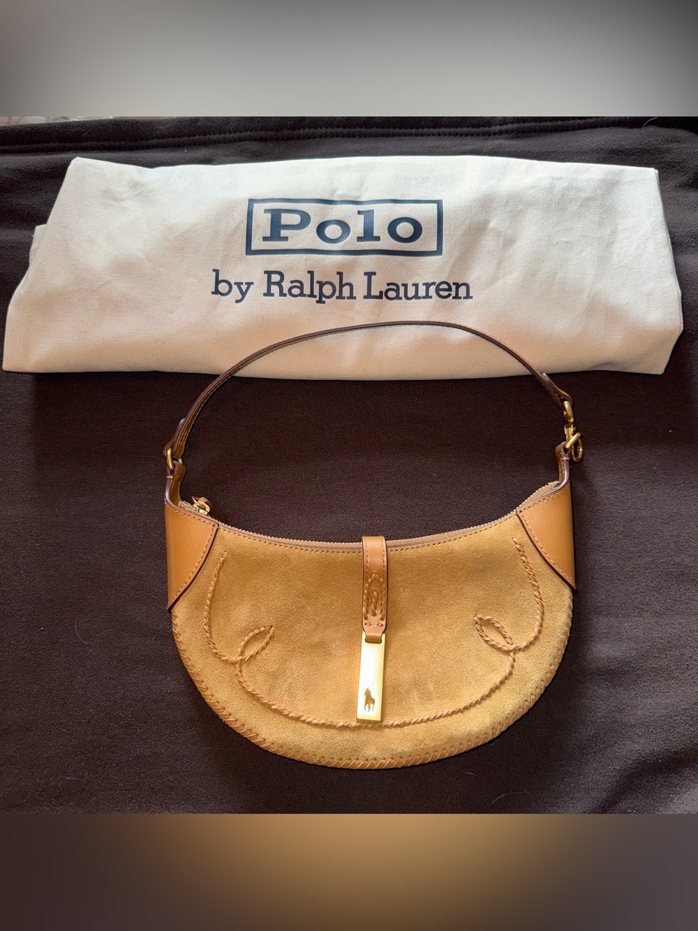 Ralph Lauren Suede Western Mini
Shoulder Bag
